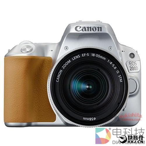 佳能新入门单反200D白色/银色曝光!2420万像素/旋转屏