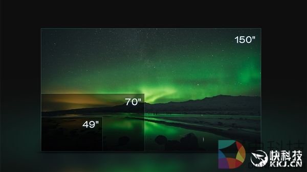 9999元家庭影院！小米米家150寸激光投影电视图赏