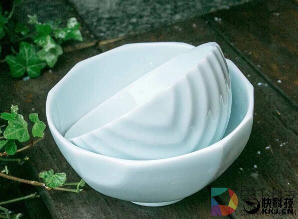 米家有品上架一款饭碗：景德镇青白釉芭蕉纹对碗