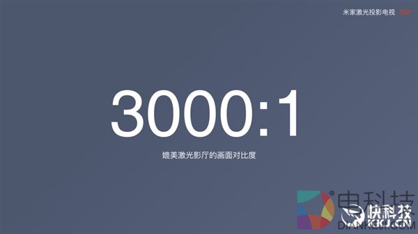 米家激光投影电视正式发布:150英寸/媲美影院
