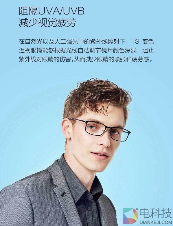 小米众筹TS变色近视镜发布：一镜两用/30秒变色