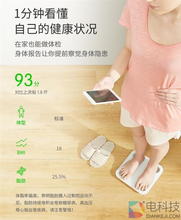 83元！云麦好轻mini 2C体脂秤发布：草泥马来袭