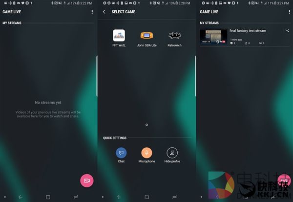 三星发布直播应用Game Live：支持3大平台