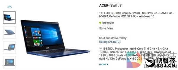 Intel被逼急！8代酷睿大爆发：轻薄本普及4核心