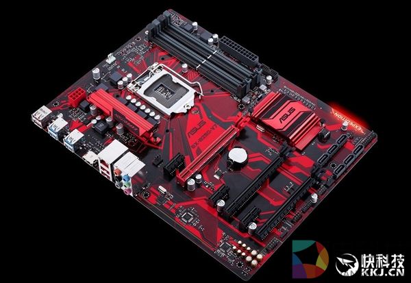 华硕发布B250-V7网吧主板：这也太花哨了