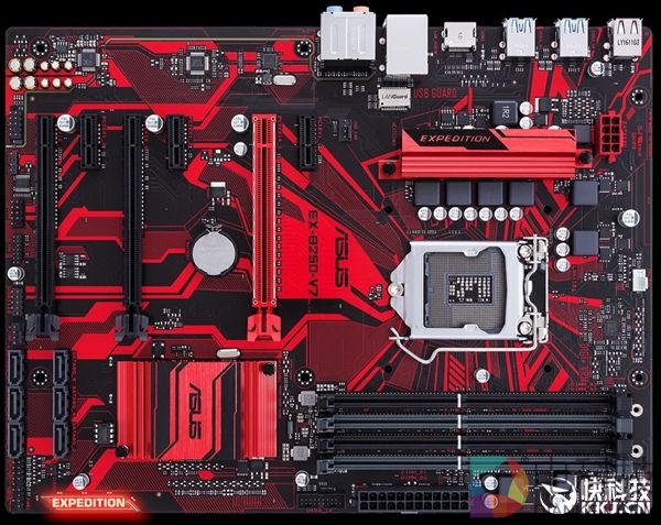 华硕发布B250-V7网吧主板:这也太花哨了